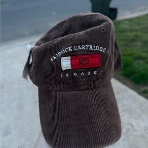 New With Tags Skipjack Cartilage Southern Tide Brown Corduroy Hat